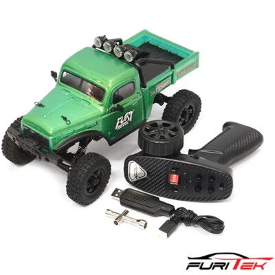 NEW Furitek FX118 Fury Wagon RTR Brushless 1/18 RC Crawler Kit (Green) - Image 1 of 4