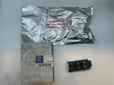 Nuovo MERCEDES-BENZ CLASSE S W220 Blocco Interruttore Bedienteil 2208207410 G459 - Immagine 1 di 4