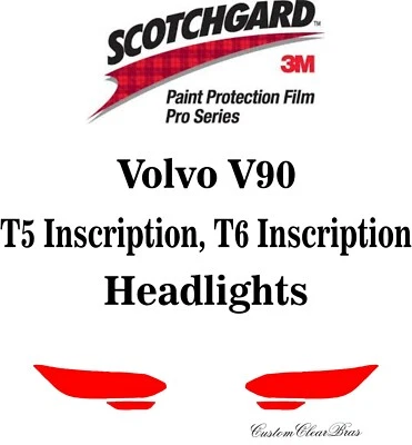 3M Scotchgard Paint Protection Pro Series 2020 2021 Volvo V90 T5/T6 Inscription - Image 1 of 3