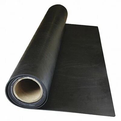 ALL ABOUT RUBBER NEOPRENE RUBBER 1/8 THK X 12" x 48" WIDE SHEET60 DURO +/-5 FREE SHIPPING