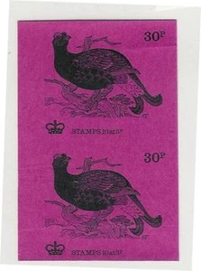 GB 1971 MACHIN 30p BIRDS BOOKLET COVER TETE BECHE UNCUT VERTICAL PAIR...Lot 2 - Picture 1 of 1
