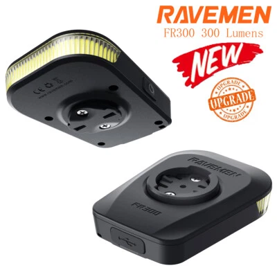 Ravemen Bici Faro Luce Anteriore Bicicletta per Garmin Ricaricabile 1200mAhFR300 - Image 1 of 4