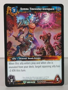 Komma, Timewalker Graveguard - Reign of FIRE - 85/197 - Singles - WoW TCG - U - Imagen 1 de 6