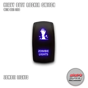 Interruptor Rocker LED Láser AZUL 5 PIN Luz Doble 20A 12V ENCENDIDO - LUCES ZOMBIE (A) - Imagen 1 de 6