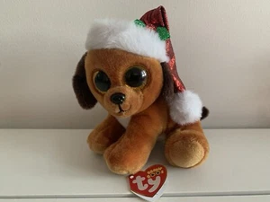 TY Beanie Boos Howlidays The Dog 6” Plush Toy 2021 TY Beanie Boo Christmas - Picture 1 of 10