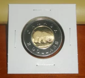 Canada 2003w Prooflike Toonie Winnipeg Mint Mark 2003 Two Dollars 2003-W - Picture 1 of 2