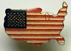 United States America USA Flag Lapel Pin Enamel Painted Vintage New Patriotic