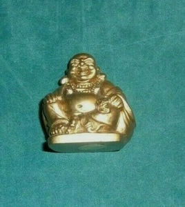 De colección RESINA ORO Chiness BUDA 1 3/4"" de alto x 1 1/2"" de ancho - Imagen 1 de 3