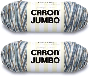 Caron Jumbo Prints Country Korb Garn - 2er Pack 340g/12oz - Acryl - 4 Mediumiu - Bild 1 von 12