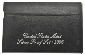 1996 S US Silver Proof  Five Coin Mint Set San Francisco United States OGP & COA - Picture 1 of 3