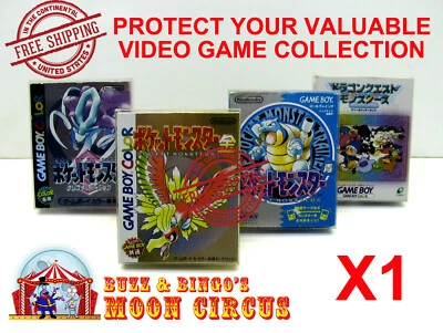 1X NINTENDO JAPAN GAME BOY / COLOR CIB GAME - CLEAR PROTECTIVE BOX PROTECTORS  - Image 1 of 4