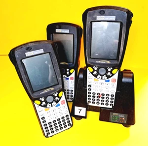 🔥LOT OF 3x🔥 PSION TEKLOGIX WORKABOUT PRO 7525 BARCODE SCANNER +DOCK WA4002-G1 - Picture 1 of 7