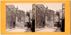 England.Tower of London.Photo Albumen Stereoview.Stereo 8x17cm.J.Davis Burton.18 - Picture 1 of 2