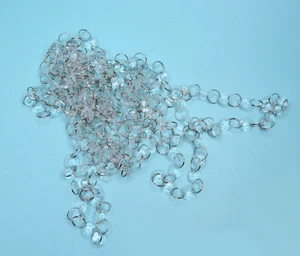 16 feet CHRISTMAS GARLAND  clear Acrylic Crystals - Picture 1 of 1