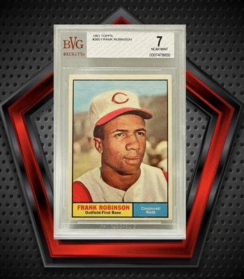 Frank Robinson *BVG 7* 1961 Topps Baseball #360 Cincinnati Reds MLB Foto 1 de 3