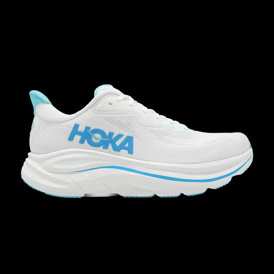 HOKA Clifton 10 Ancho Blanco Skyward Azul 1162032-WKY En Stock Foto 1 de 1