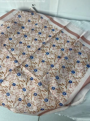 Bufanda Talbots Multicolor Floral 21" x 21" NUEVA CON ETIQUETAS Foto 1 de 3