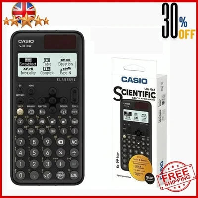 Casio wissenschaftlicher Taschenrechner Fx-991ex Classwiz Advanced Engineering - 552 Funktion
