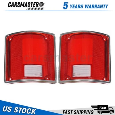 Dorman Set of 2 Left Right Tail Light Lens For 1978-1986 Chevrolet K20 Suburban - Image 1 of 4