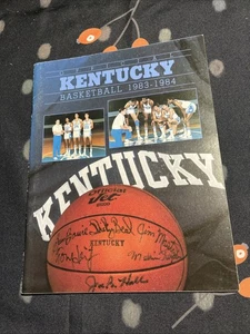 KENTUCKY WILDCATS 1983-84 BASKETBALL MEDIA GUIDE PLAYERS VTG RARE - Picture 1 of 5
