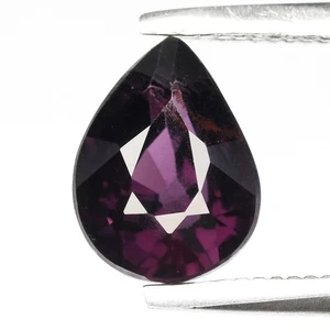 💎 1.14ct 7.2x5.5mm VS Pear Natural Purple Spinel - Tanzania Gemstone - Picture 1 of 4