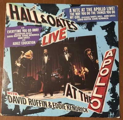 Daryl Hall John Oates Temptations Ruffin Kendrick Live Apollo Vinyl 12” Single - Image 1 of 4