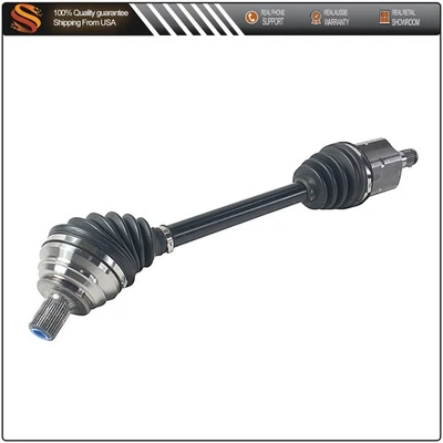 Eje CV apto para Volkswagen Beetle 2013 2014 Passat TRQ delantero lado izquierdo Foto 1 de 4