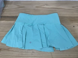 Lululemon Mini Skort Womens 6 Performance Flare Aqua/light Blue - Picture 1 of 1