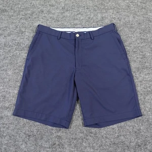 Peter Millar Salem High Drape Performance Shorts Mens 33 Blue Golf Stretch - Picture 1 of 14