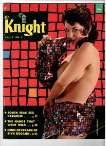 KNIGHT Men's Magazine V2#2 Glenda Graham, Marge Davis, Claudine Sibille 1960 - Picture 1 of 3