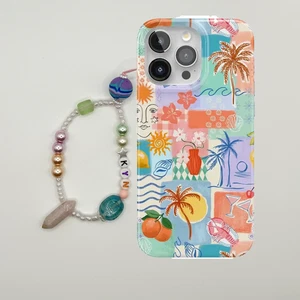 Bracelet breloque en perles fait main - Pastels de plage avec touche personnalisée - Photo 1 sur 3