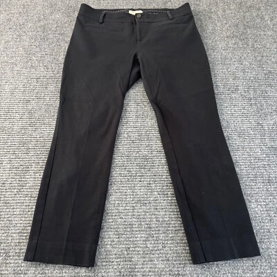 Anthropologie Cartonnier Womens Charlie Ankle Pants 6 Black Slim Fit - Image 1 of 3