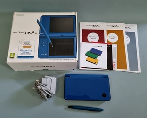 RAR Getestet - Boxed Nintendo DSi XL Blau Spielkonsole + Ladegerät Beschreibung lesen - Bild 1 von 22
