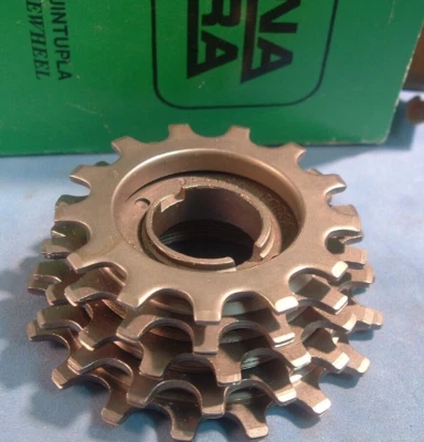 Regina Extra Corsa 5-Spd 13T-17T Road Freewheel NEW Vint- Ital -Scalare-NIB '78 - Image 1 of 4