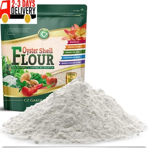 Oyster Shell Flour 5LB – Made in USA Soil Amendment Fertilizer for Indoor/Outdoo - Picture 1 of 9