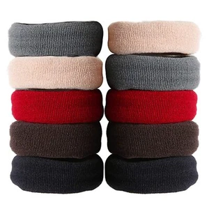 10Pcs Large Hair Ties Bands Elastic Thick for Women Girl Ponytail Holders Simply - Picture 1 of 23