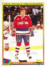 1990-91 Bowman Hat Tricks Tiffany #16 John Druce