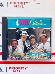 4 Super Estrellas - 12 Exitos Clasicos (CD, 1992) w/ Jimmy Edward Memories - Imagen 1 de 10
