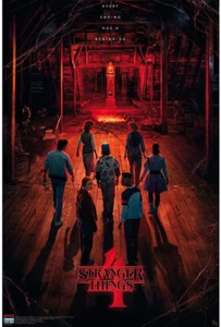 Maxi Póster Stranger Things Temporada 4 Creel House Estampado 61x91.5cm 24x36" 170g/m2 - Imagen 1 de 2