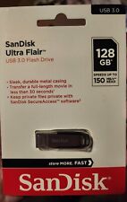 (3) x SanDisk 128GB USB Ultra Flair USB 3.0 150MB/s SDCZ73-128G *3 PER SALE*