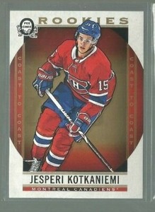2018-19 O-Pee-Chee Coast to Coast #190 Jesperi Kotkaniemi RC (ref 81161)