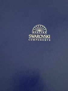 Original Swarovski Cristal SPECTRA Nuevo Color Forma Display CAJA con muestras de cristal - Imagen 1 de 12