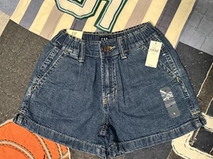NWT Gap Girl’s SZ 6 High Rise Pleated Shorts - Picture 1 of 3