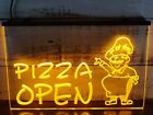 Pizza Open Pizzeria Ouvert Led Neon Light Sign Italian Food Cafe Wall Art Décor