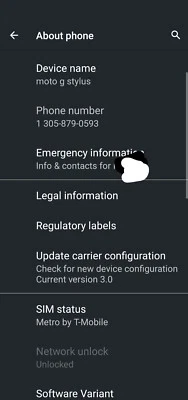 Motorola Moto G Stylus - 256 GB - Green (Unlocked Metro Cricket Wireless) - Image 1 of 2