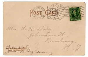 Belcher NY Washington County (1850-1933) EKU Doane to Newburgh NY (Flag) - Picture 1 of 2