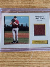 2005 TOPPS TURKEY RED ROGER CLEMENS GAME WORN JERSEY CARD  White SP 062/075 Rare