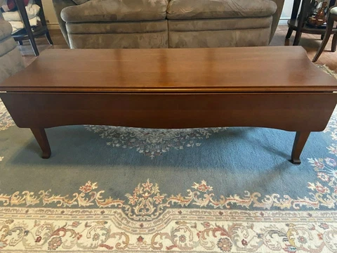STATTON TRUTYPE AMERICANA SOLID CHERRY COFFEE TABLE ANTIQUE VINTAGE Cover
