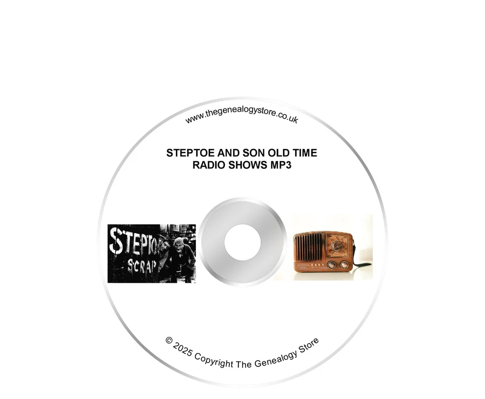 COMPLETE STEPTOE AND SON OLD TIME RADIO SHOWS MP3'S PLUS EXTRAS DVD - Image 1 of 1