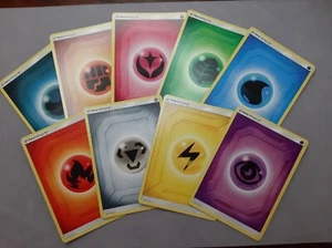 Energia Set di 9 ~ Pokémon 2019 Sole e Luna Energia Team Up - Foto 1 di 5
